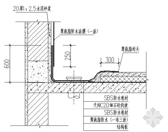 天沟安装的平面图